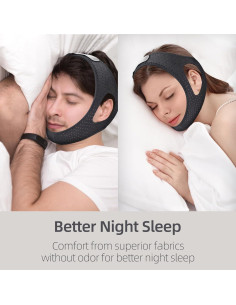 Correa Antisnoring Dizywiee Ajustable Transpirable 2 Piezas 2