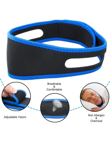Correa Antisnoring Glotao Modelo 2025 Ajustable para Dormir