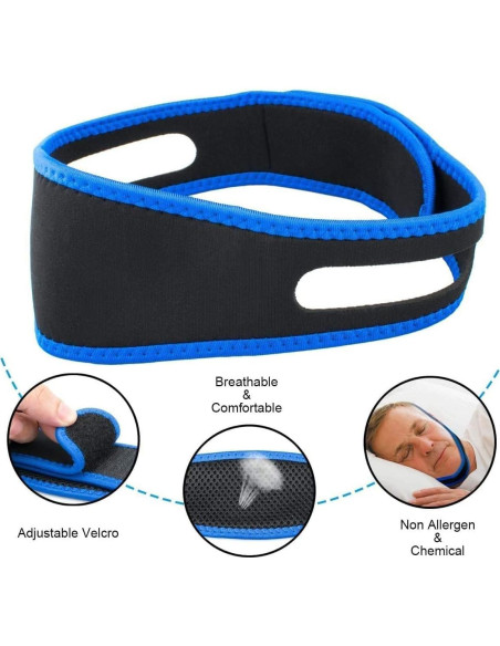 Correa Antisnoring Glotao Modelo 2025 Ajustable para Dormir