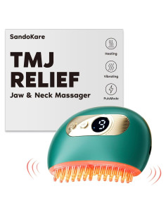 Masajeador TMJ SandoKare Ergonómico con Calentamiento y Vibración