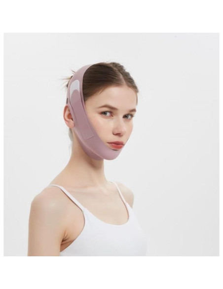 Máscara V-Line SIFFOI Facial Levanta Barbilla Rosa 15.7x13.1cm Máscara V-Line SIFFOI Facial Levanta Barbilla Rosa 15.7x13.1cm