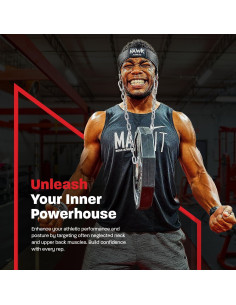 Arnés de Cuello Hawk Ajustable para Entrenamiento de Fuerza 2