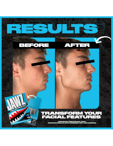 Chicle Jawz Gum Blue Razz - 4 Paquetes Sin Azúcar