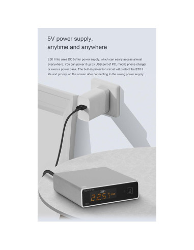 DAC Preamp KGUSS E30II lite Hi-Res 32Bit/768kHz Plata