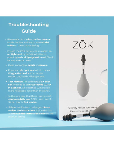 Zok Dispositivo Natural para Alivio de Tensión y Presión