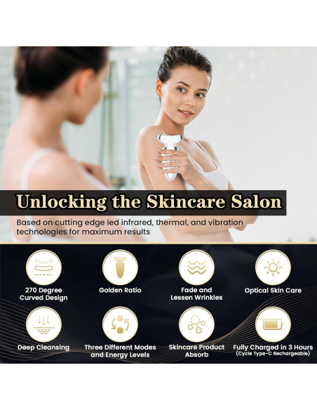 Dispositivo de Belleza LED Yolopim para Cara y Cuello