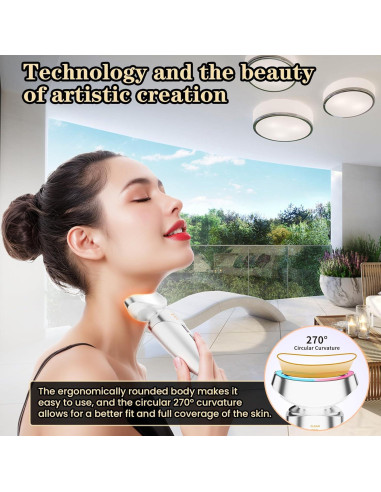 Dispositivo de Belleza LED Yolopim para Cara y Cuello