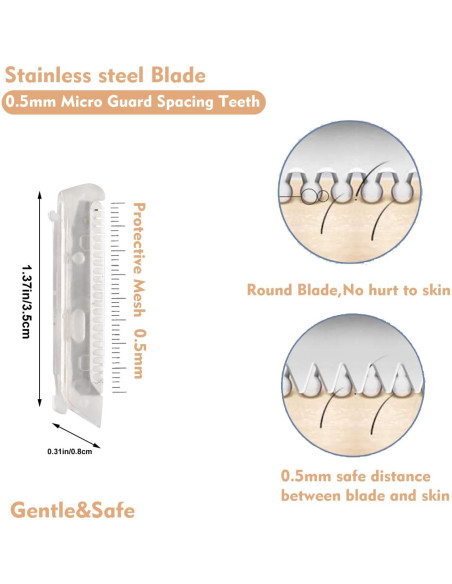 24 Cabezales Repuesto Finishing Touch Flawless Dermaplane