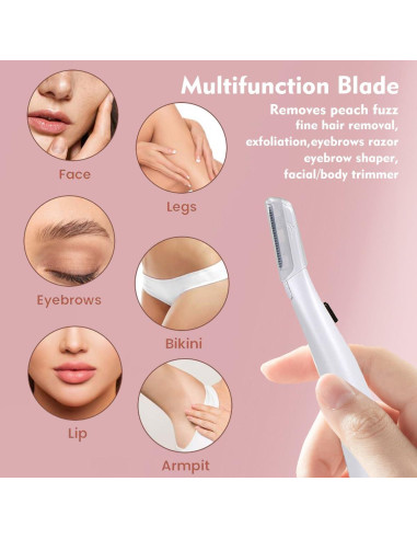 24 Cabezales Repuesto Finishing Touch Flawless Dermaplane