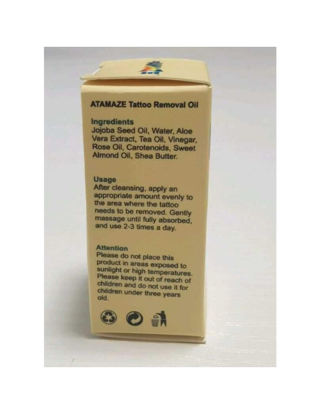 Aceite Natural para Remoción de Tatuajes ATAMAZE 40g