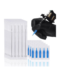 Juego de Agujas y Puntas de Tatuaje ATOMUS 50pcs Mixtas