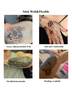 Vendaje impermeable para tatuajes Hoostum 15cm x 1000cm 2
