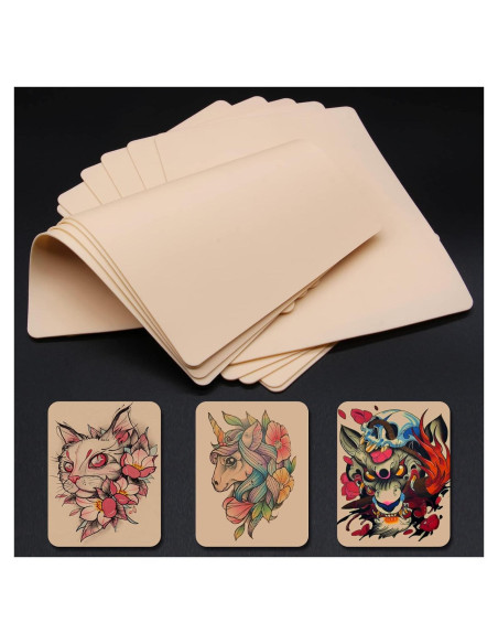 Piel de Práctica de Tatuaje Autdor 20 Piezas 18.74x14.22 cm Piel de Práctica de Tatuaje Autdor 20 Piezas 18.74x14.22 cm