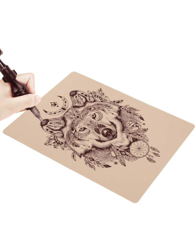 Piel de Práctica de Tatuaje Autdor 20 Piezas 18.74x14.22 cm