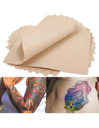 Piel de Práctica de Tatuaje Autdor 20 Piezas 18.74x14.22 cm