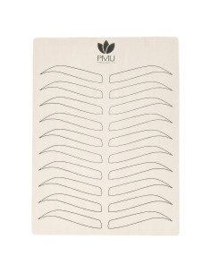 Piel de práctica microblading Genetek 5 unidades 19.7x14.5cm