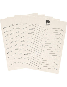 Piel de práctica microblading Genetek 5 unidades 19.7x14.5cm 2