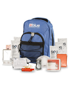 Mochila de Emergencia Blue Seventy-Two 72 Horas 1 Persona