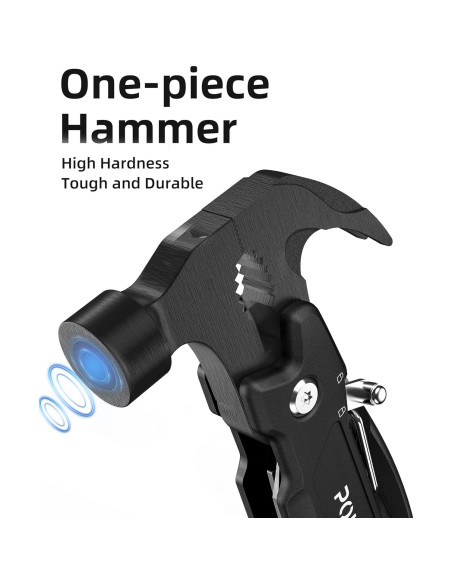 Martillo Multiherramienta Pohaku 14-en-1 con Funda Nylon Martillo Multiherramienta Pohaku 14-en-1 con Funda Nylon