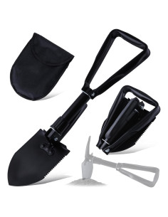 Pala Plegable LEONTOOL 46.8 cm Multiherramienta Camping