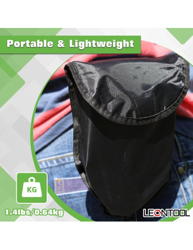 Pala Plegable LEONTOOL 46.8 cm Multiherramienta Camping