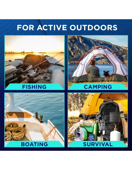 Cuerda Micro Paracord TECEUM 1.18 mm x 38.1 m Negra