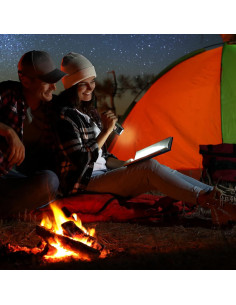 4 Linternas de Manivela Solar Oudain para Camping y Emergencias 2