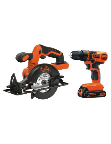 Kit Combo Taladro Inalámbrico y Sierra Circular BLACK+DECKER