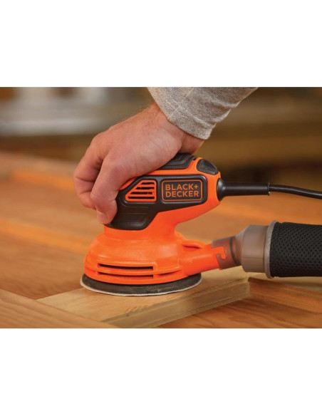Lijadora Orbital BLACK+DECKER BDERO600 1.28 kg con Cable Lijadora Orbital BLACK+DECKER BDERO600 1.28 kg con Cable
