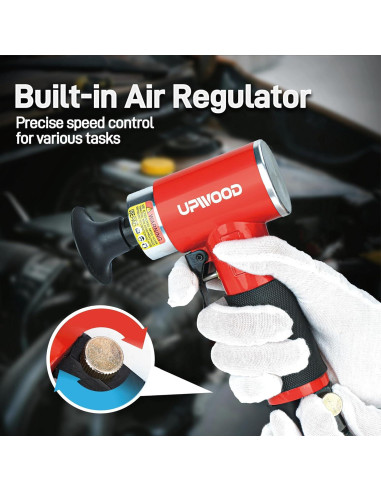 Kit Pulidora Lijadora Neumática UPWOOD 2" 41 Discos