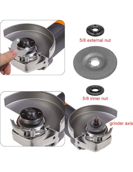Adaptador de Amoladora Angular 9 Piezas XIHIRCD 13mm 16mm