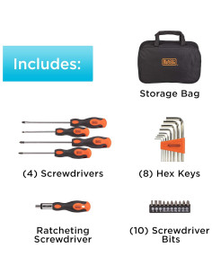 Juego de Destornilladores 23 Piezas beyond by BLACK+DECKER 2