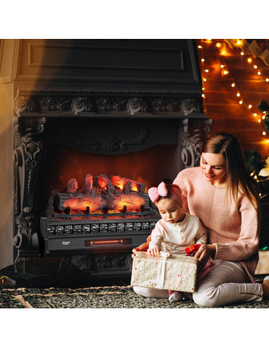 Calefactor Eléctrico TURBRO Llama Eterna 76 cm WiFi 1500W