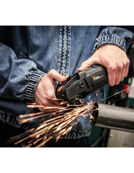 Amoladora Angular Inalámbrica WEN 20V 4.5" con Batería