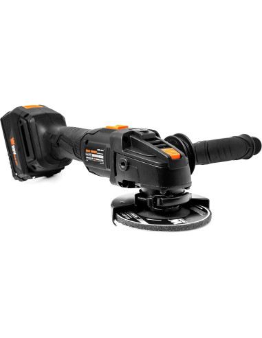 Amoladora Angular Inalámbrica WEN 20V 4.5" con Batería