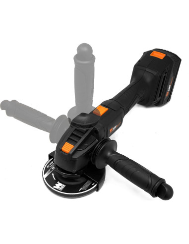 Amoladora Angular Inalámbrica WEN 20V 4.5" con Batería