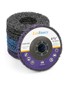 Disco de Desbaste LotFancy 4.5" Surtido 6PCS Carburo Silicio
