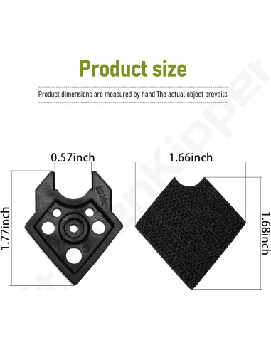 Paquete de 3 Soportes de Lijadora KitchenKipper para Black & Decker