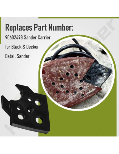 Paquete de 3 Soportes de Lijadora KitchenKipper para Black & Decker