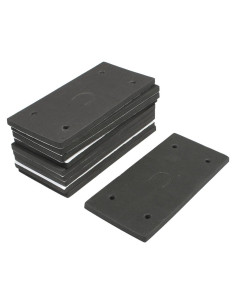 Almohadilla de Espuma uxcell 10 Pcs para Lijadora 19x19cm