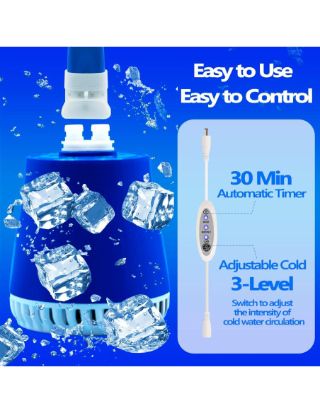 Máquina de Hielo Inmoredo para Rodilla - Terapia Fría Portátil