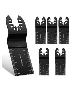 6 Hojas Oscilantes Vicsamer para Madera, 9x3.4cm, Rápida