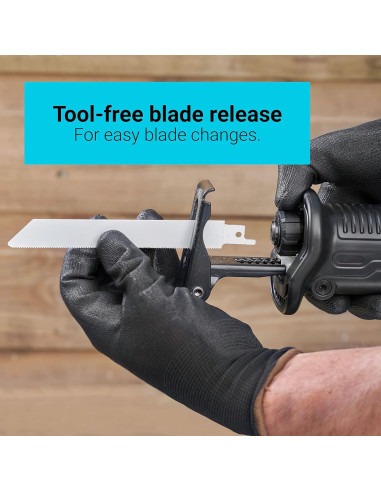 Sierra Recíproca Eléctrica BLACK+DECKER BES301K 7A 2.9kg