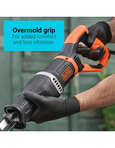 Sierra Recíproca Eléctrica BLACK+DECKER BES301K 7A 2.9kg