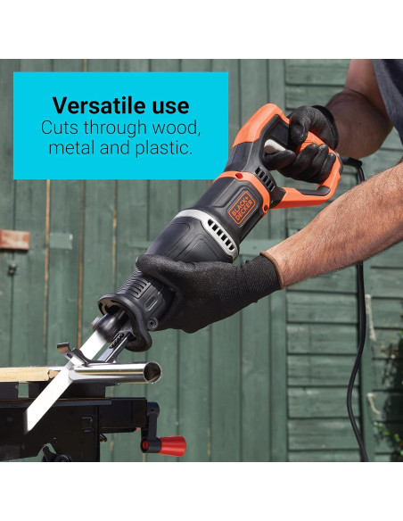 Sierra Recíproca Eléctrica BLACK+DECKER BES301K 7A 2.9kg