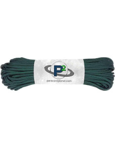 Cuerda Paracord Planet 30,48m Nylon Verde Oscuro 550lb 2