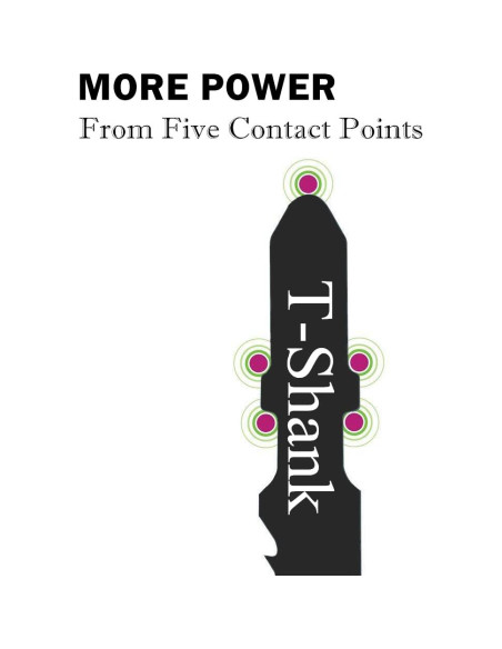 Juego de 20 Hojas de Sierra de Calar GINEPAN T-Shank