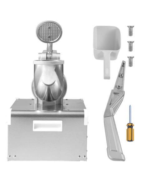 Máquina de Nieve VEVOR 300W 299kg/h Doble Cuchilla 20Qt