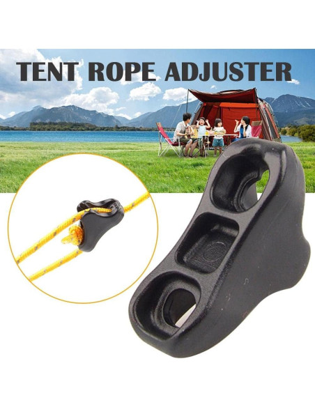 12 Tensionadores de Cuerda CooBigo para Camping 1-2.5mm