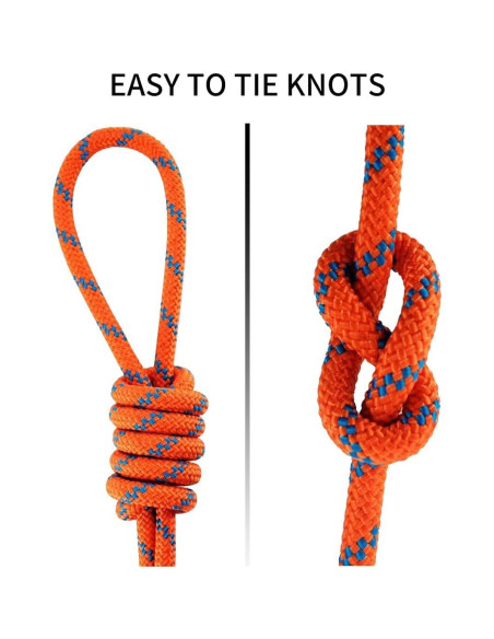 Cuerda de Escalada Estática NewDoar 8mm 6M Naranja